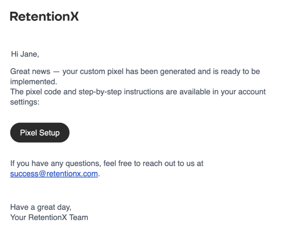 Pixel Ready Email.png